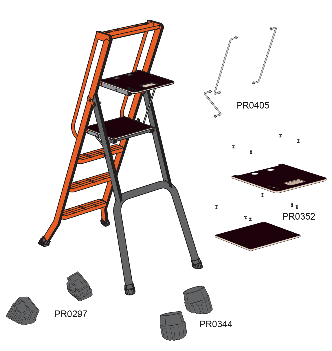 Vue éclatée du produit