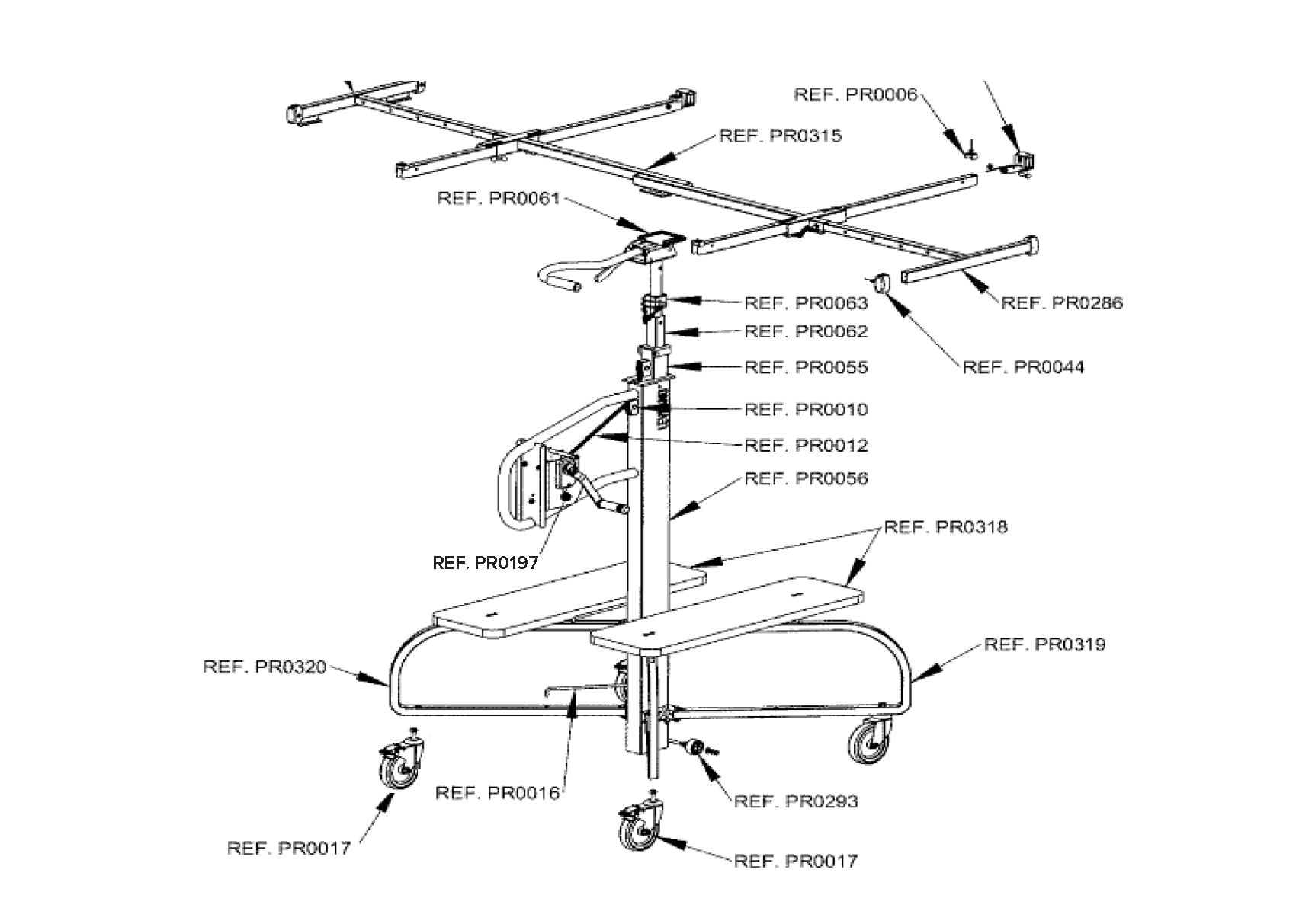 2013's exploded parts diagram