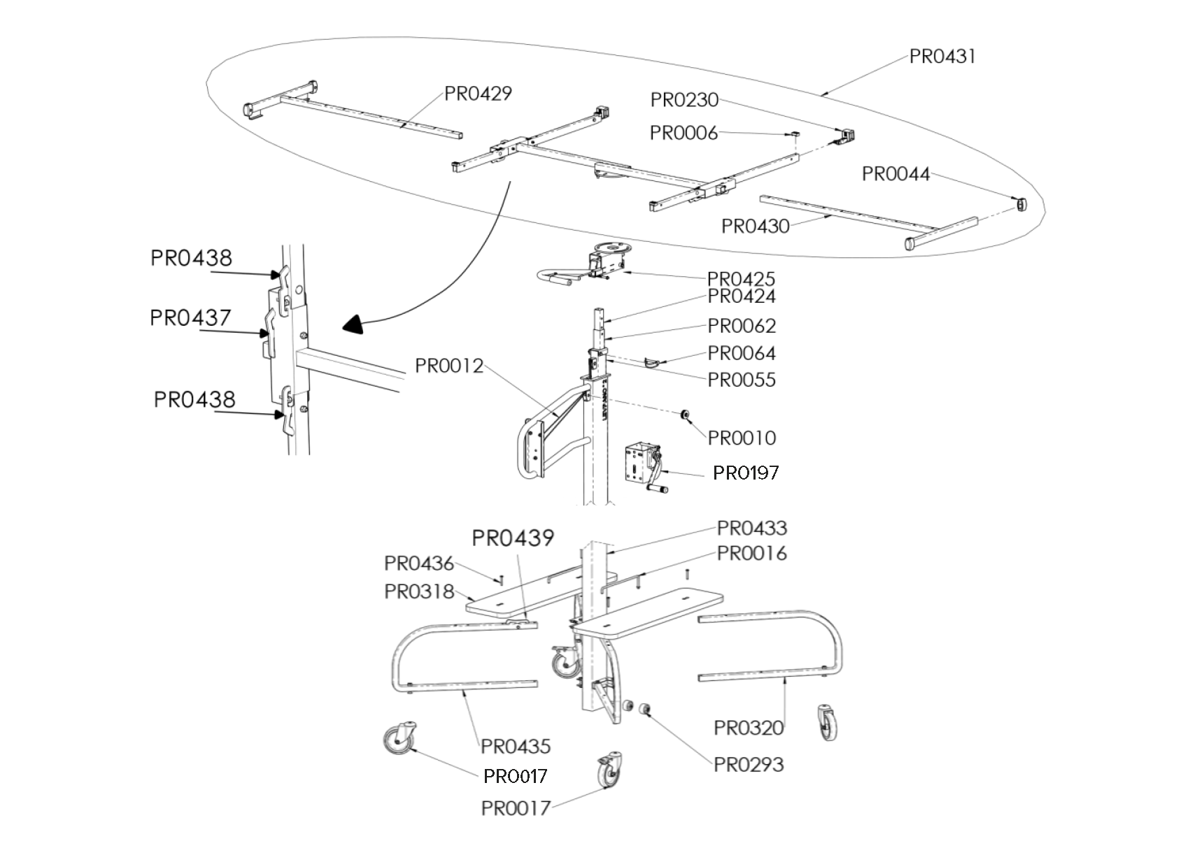 2019 Clip’GO's exploded parts diagram
