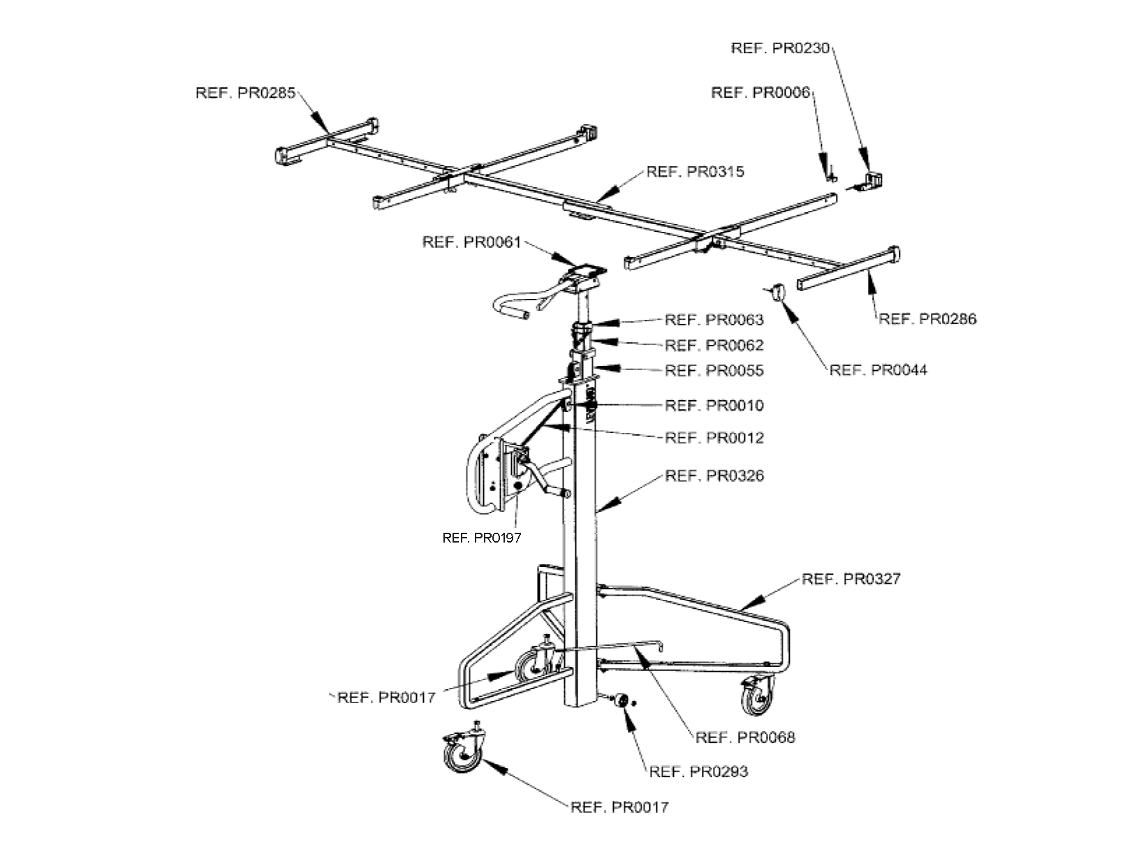 2013's exploded parts diagram